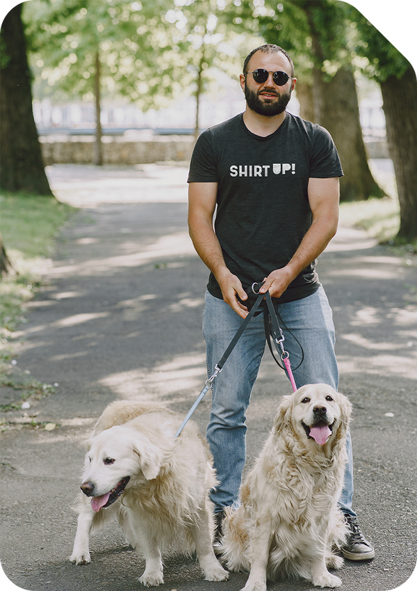 Personnalise ton propre t-shirt avec des chiens chez ShirtUp!
