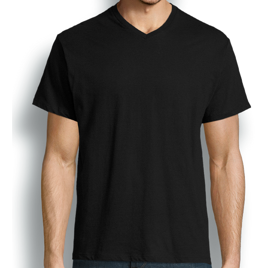 Camiseta hombre personalizada - Cuello pico - BÁSICA