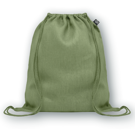 Premium hemp drawstring bag