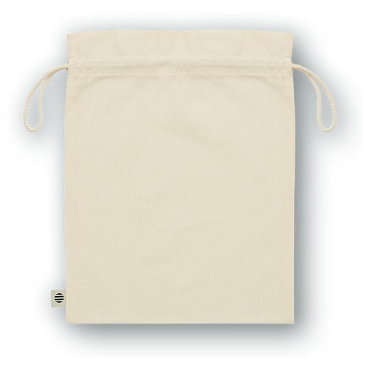 Essential medium organic drawcord gift bag