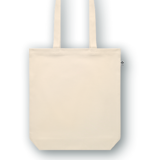 Borsa shopping in canvas organico premium