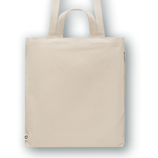 Premium recycled polycotton beach bag