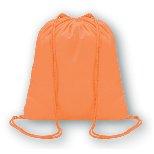 Basic colored cotton drawstring bag