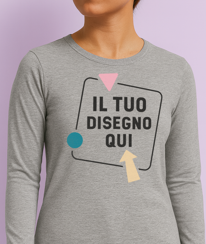 MAGLIE A MANICHE LUNGHE DA DONNA DI SHIRTUP