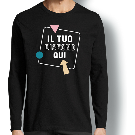 Maglia uomo premium a maniche lunghe