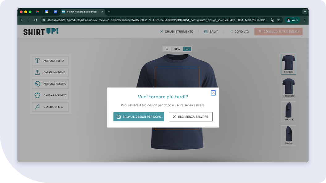 Impara a utilizzare l’editor online di ShirtUp! passo dopo passo e personalizza i tuoi prodotti in pochi minuti