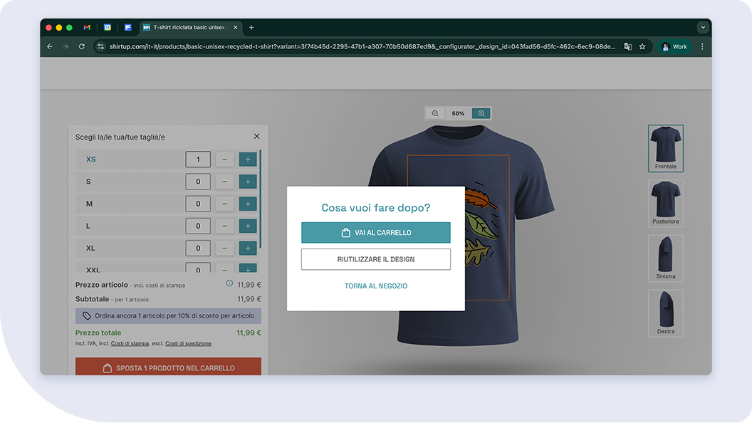 Impara a utilizzare l’editor online di ShirtUp! passo dopo passo e personalizza i tuoi prodotti in pochi minuti