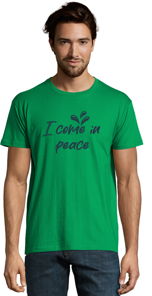 I Come in Peace Design - Premium men's t-shirt