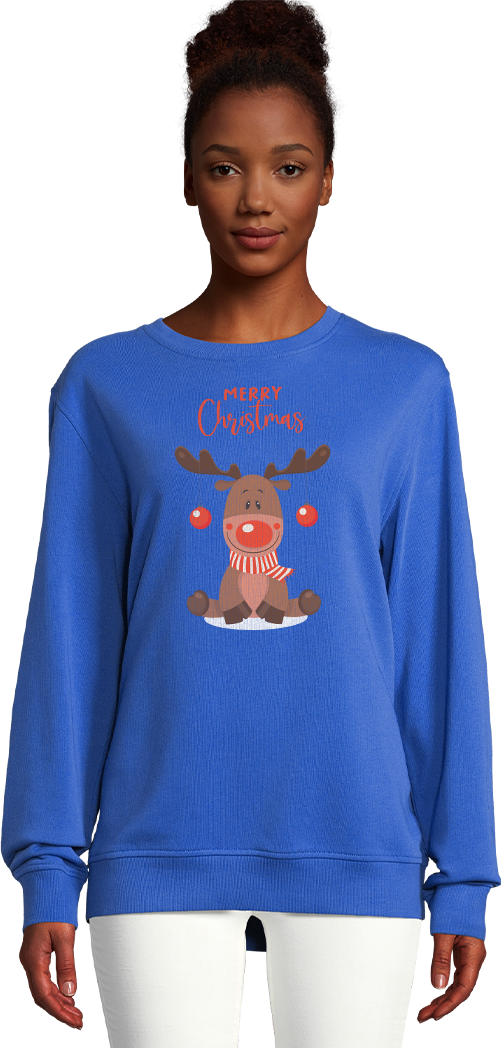 Merry Christmas Deer Design - Comfort unisex sweater