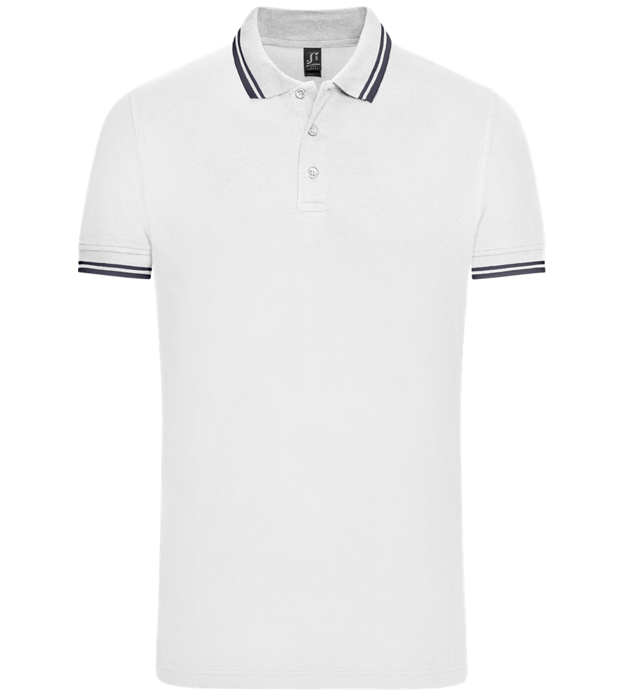 Comfort Women´s contrast polo shirt_WHITE/NAVY_front