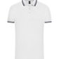 Comfort men's contrast polo shirt_WHITE/NAVY_front