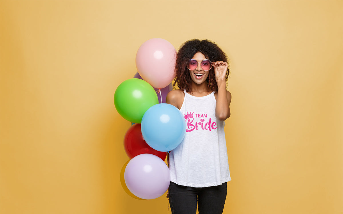 Vrijgezellenfeest kleding voor een vrouw bedrukken