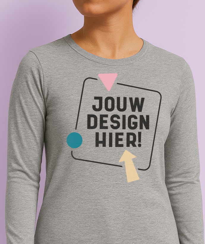 DAMES LONGSLEEVE T-SHIRTS VAN SHIRTUP!