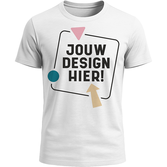 T shirt heren bedrukken sale