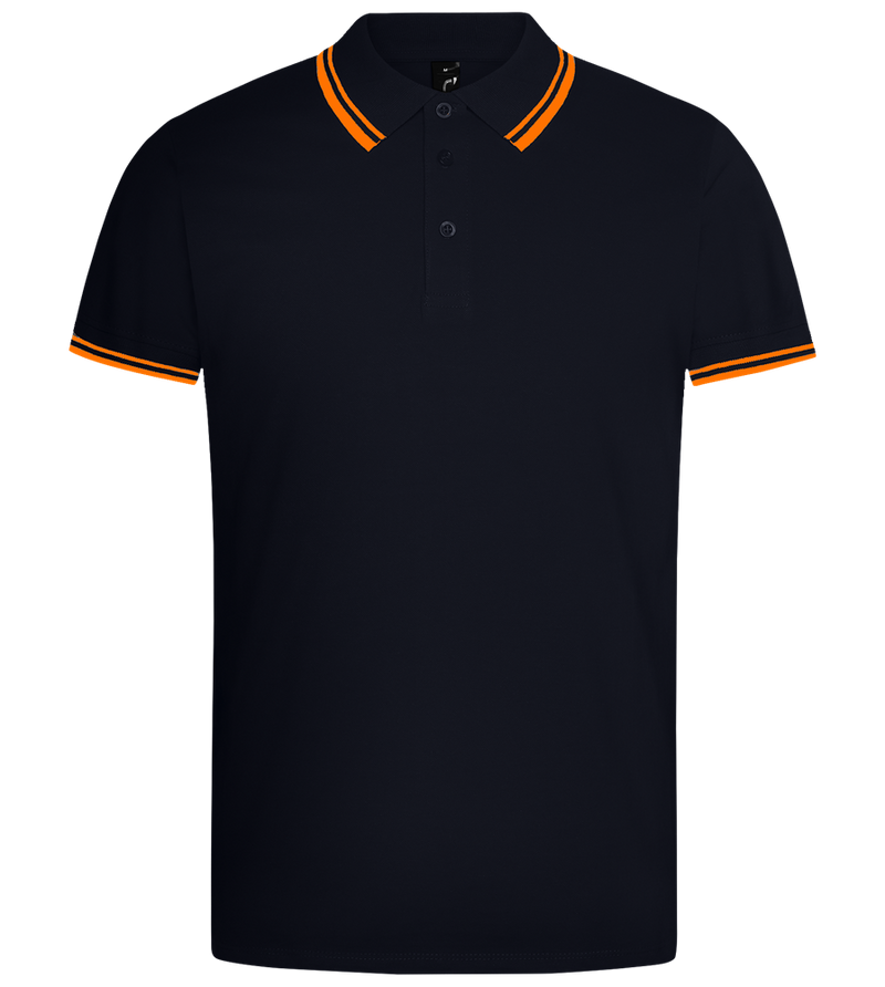 Comfort men's contrast polo shirt_FRENCHMAR/ORFLU_front