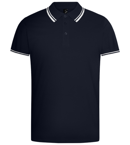 Comfort men's contrast polo shirt_FRENCHMAR/ORFLU_front