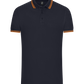 Comfort men's contrast polo shirt_FRENCHMAR/ORFLU_front