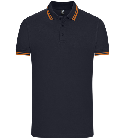 Comfort men's contrast polo shirt_FRENCHMAR/ORFLU_front