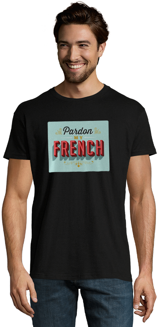 Pardon My French Design - T-shirt Premium homme