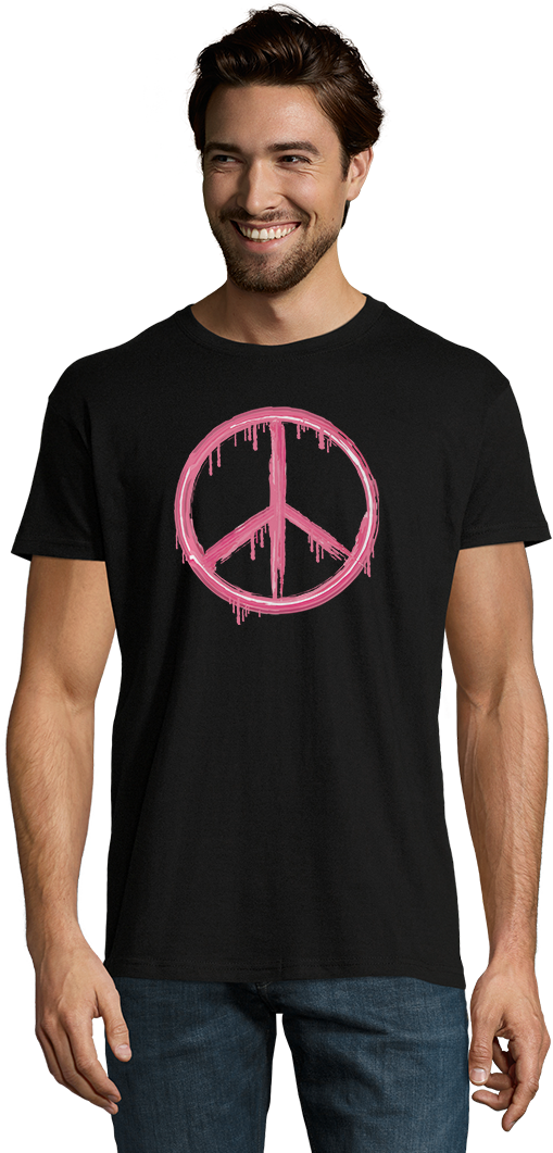 Peace Symbol Design - Premium men's t-shirt