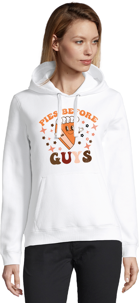Pies Before Guys Design - Dames hoodie (Premium)