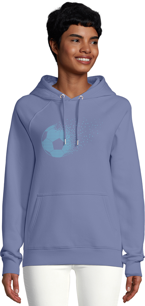 Personalisiertes Unisex Hoodie – Für Damen/Herren, Teamkleidung, Event, Mit Hirsch-Motiv, Grau/schwarz | Kapuzenpullover, Maschinenwaschbar