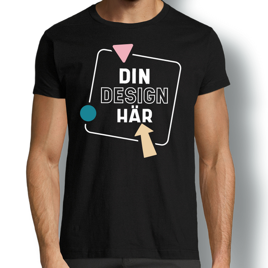 Premium herr figursydd t-shirt