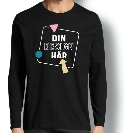 Premium herr långärmad t-shirt