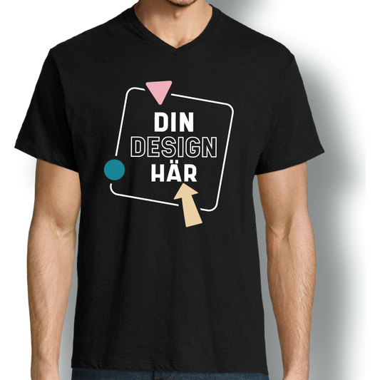 Bas herr v-ringad t-shirt