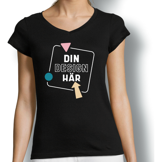 Bas dam v-ringad t-shirt