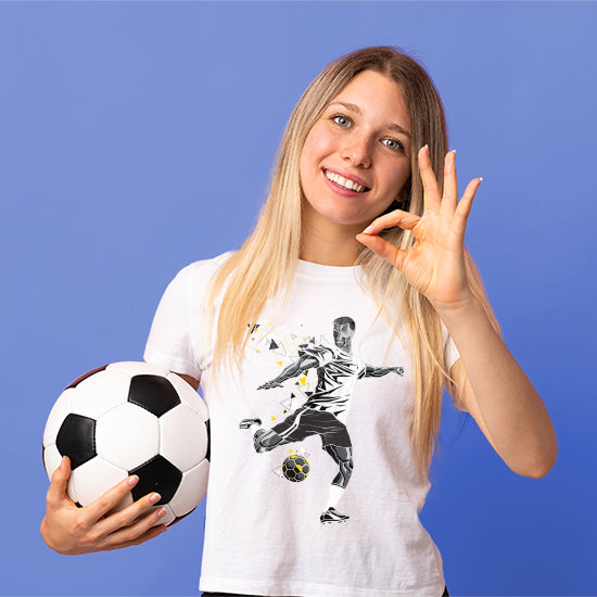 Personalized clothing with soccer designs