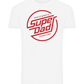This Is What A Super Dad Looks Like Design - Comfort men's t-shirt_WHITE_front