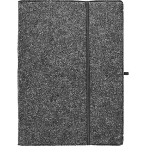 A4 Felt Conference Folder_STONE GREY_front