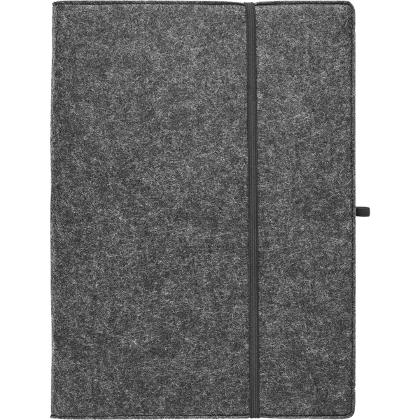 A4 Felt Conference Folder_STONE GREY_front