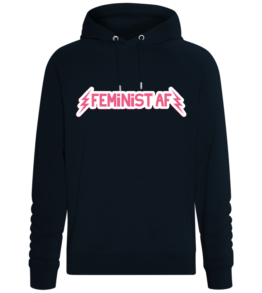 Feminism AF Design - Comfort unisex hoodie_BLACK_front