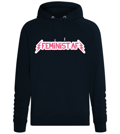 Feminism AF Design - Comfort unisex hoodie_BLACK_front