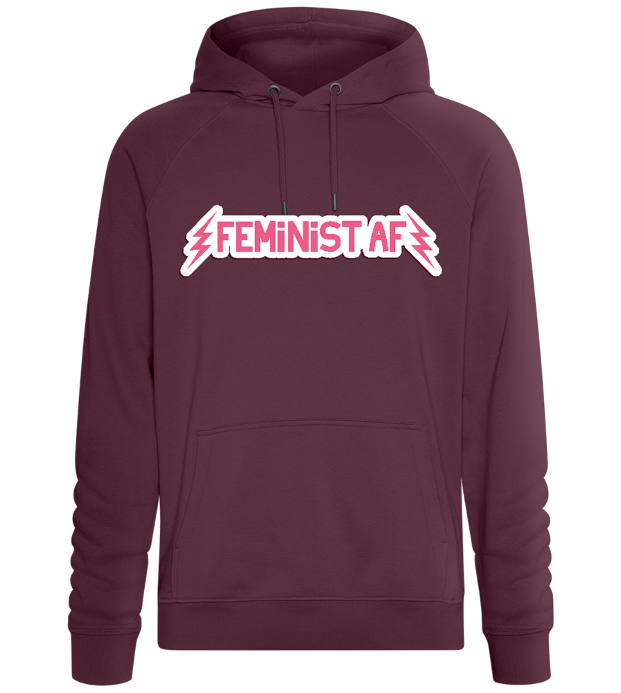 Feminism AF Design - Comfort unisex hoodie_BORDEAUX_front