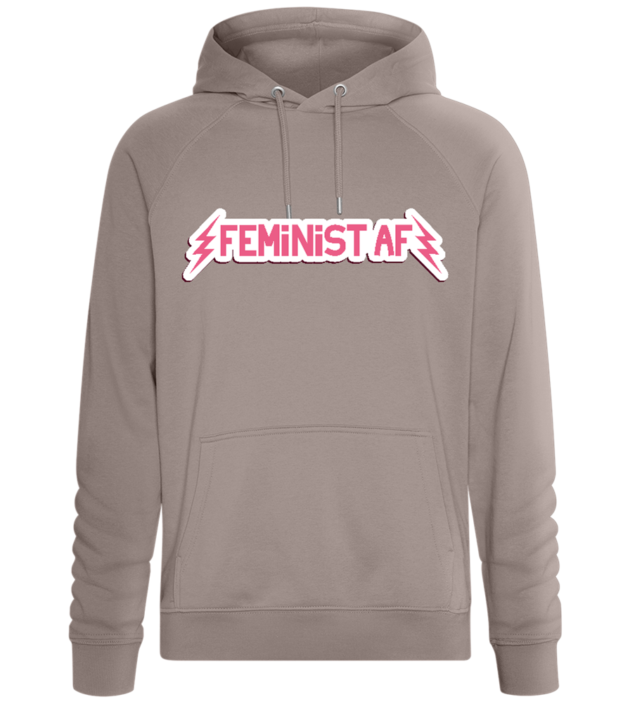 Feminism AF Design - Comfort unisex hoodie_CHARCOAL CHIN_front