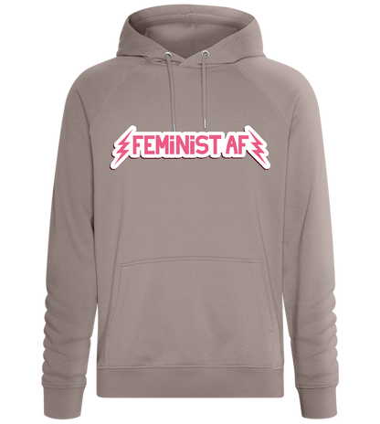 Feminism AF Design - Comfort unisex hoodie_CHARCOAL CHIN_front