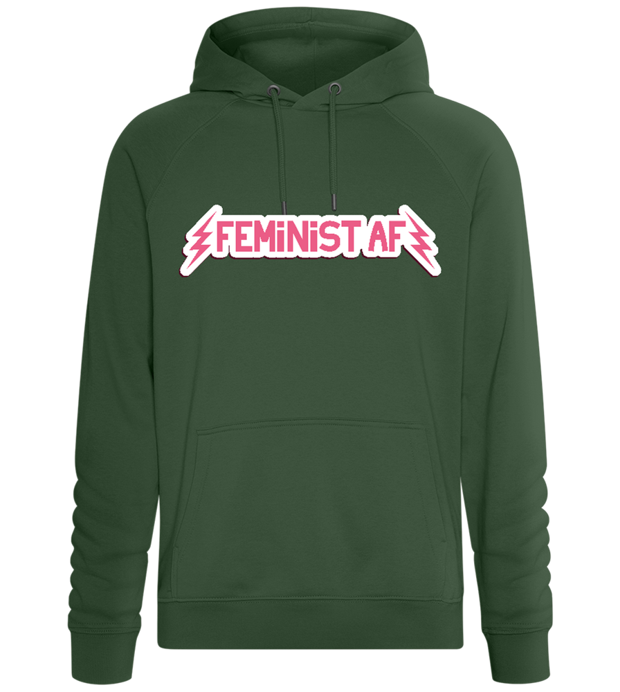 Feminism AF Design - Comfort unisex hoodie_GREEN BOTTLE_front