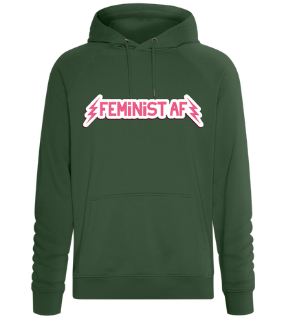 Feminism AF Design - Comfort unisex hoodie_GREEN BOTTLE_front