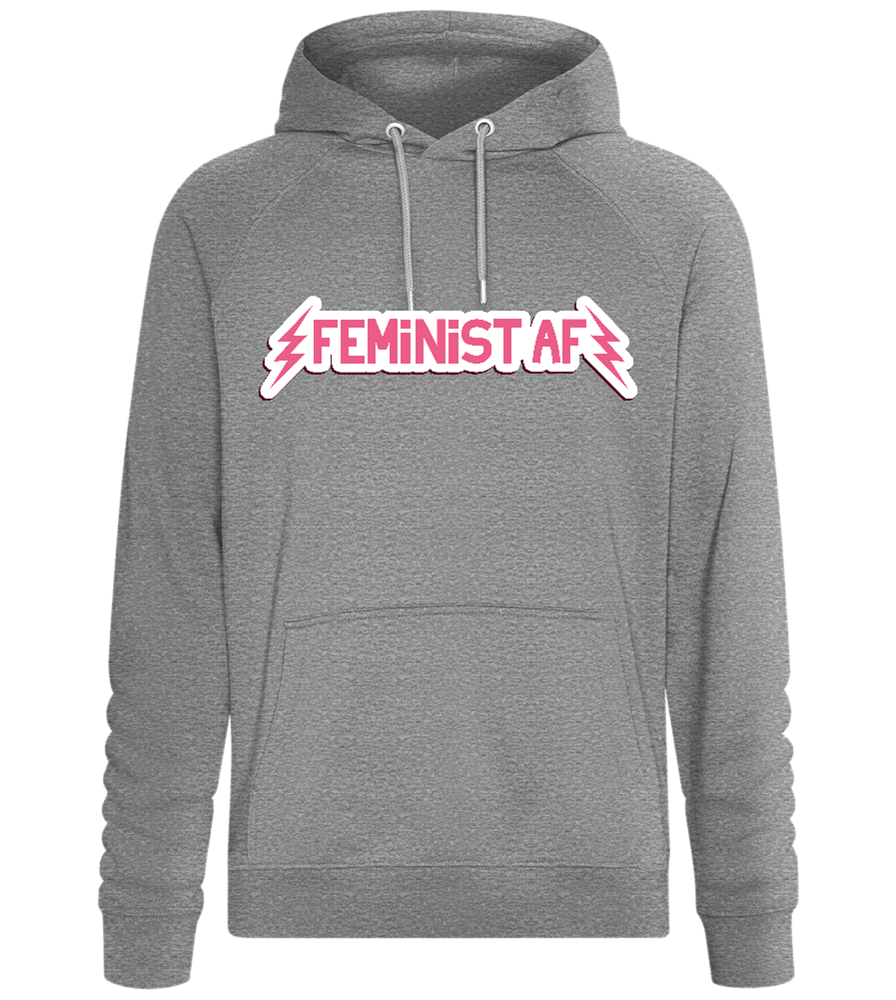 Feminism AF Design - Comfort unisex hoodie_ORION GREY II_front