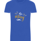 Be Merry Sparkles Design - Basic Unisex T-Shirt_ROYAL_front