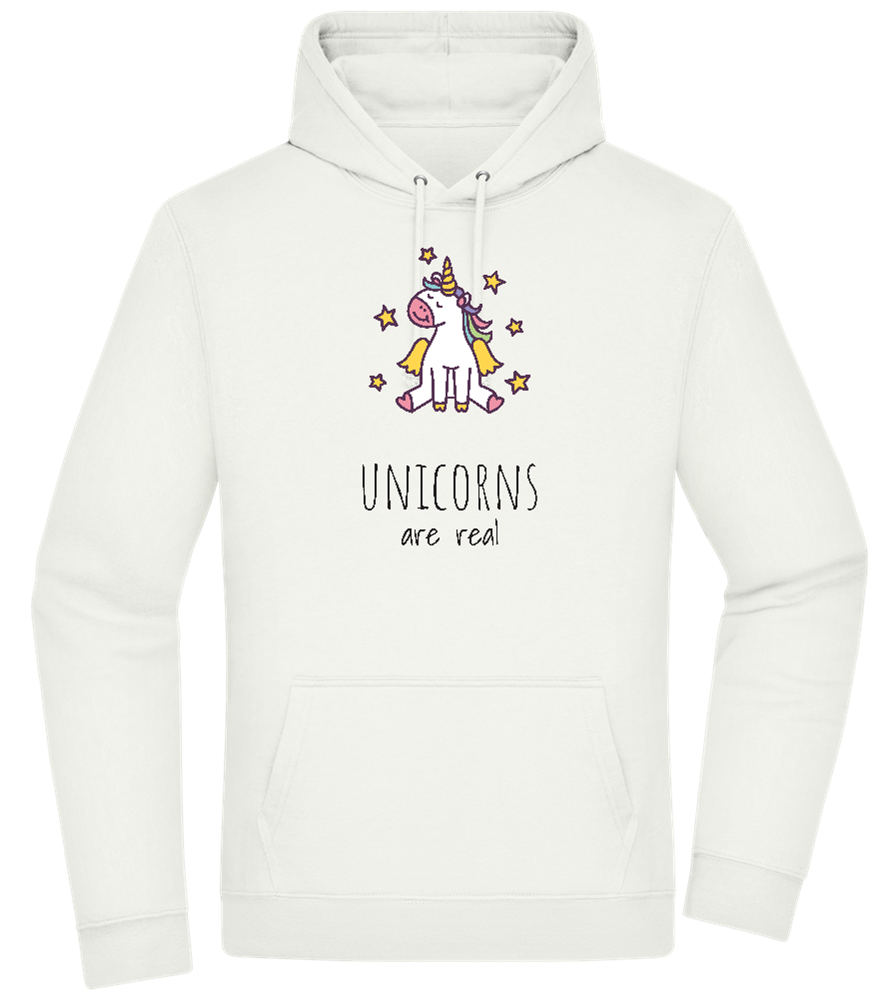 Unicorns Are Real Design - Premium Essential Unisex Hoodie_CREAMY GREEN_front