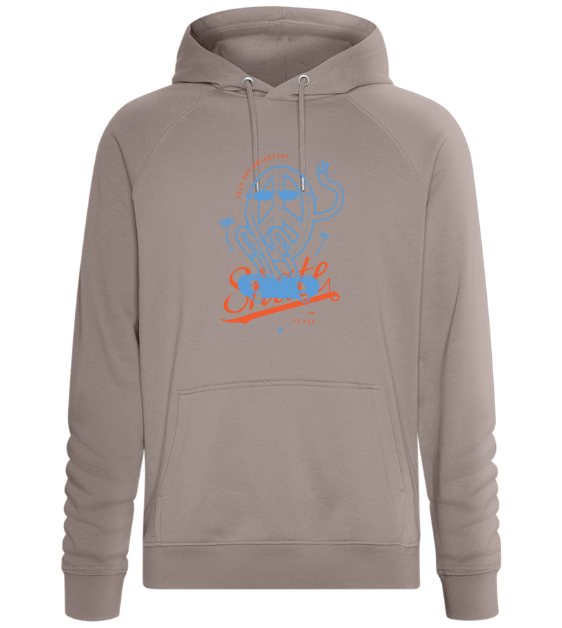 Skate Peace Design - Comfort unisex hoodie_CHARCOAL CHIN_front