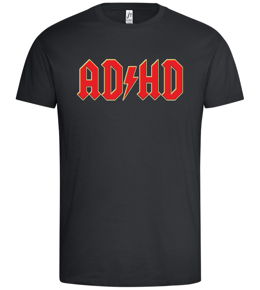 ADHD Design - Premium men's t-shirt_DARK GRAY_front