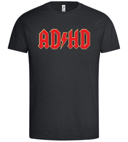 ADHD Design - Premium men's t-shirt_DARK GRAY_front