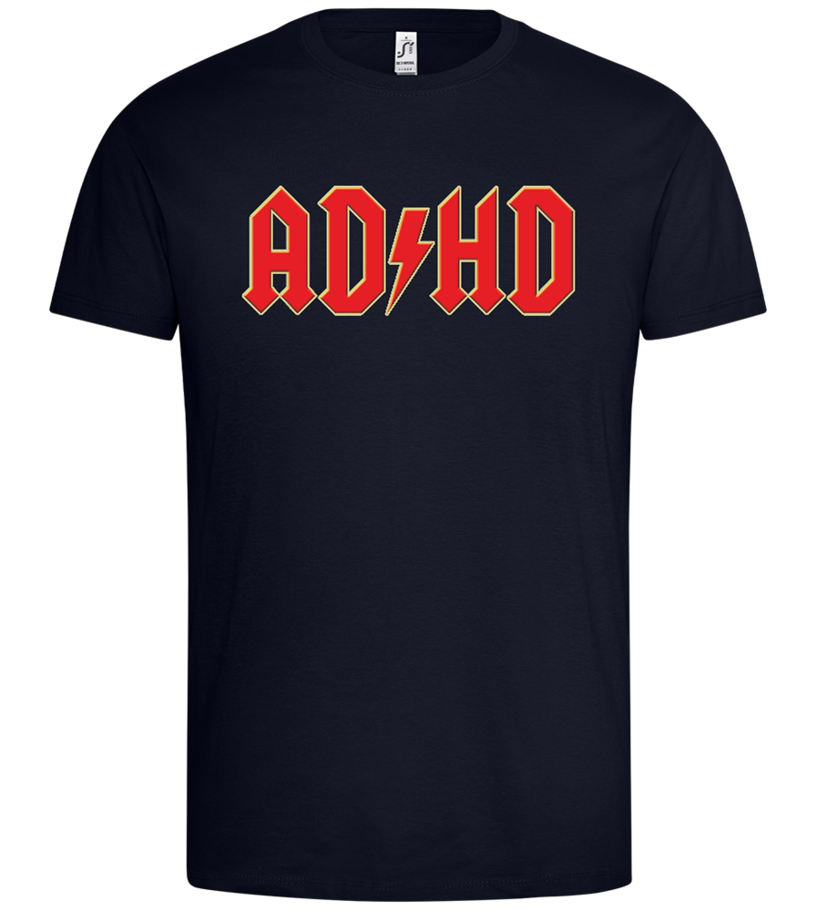 ADHD Design - Premium men's t-shirt_FRENCH NAVY_front