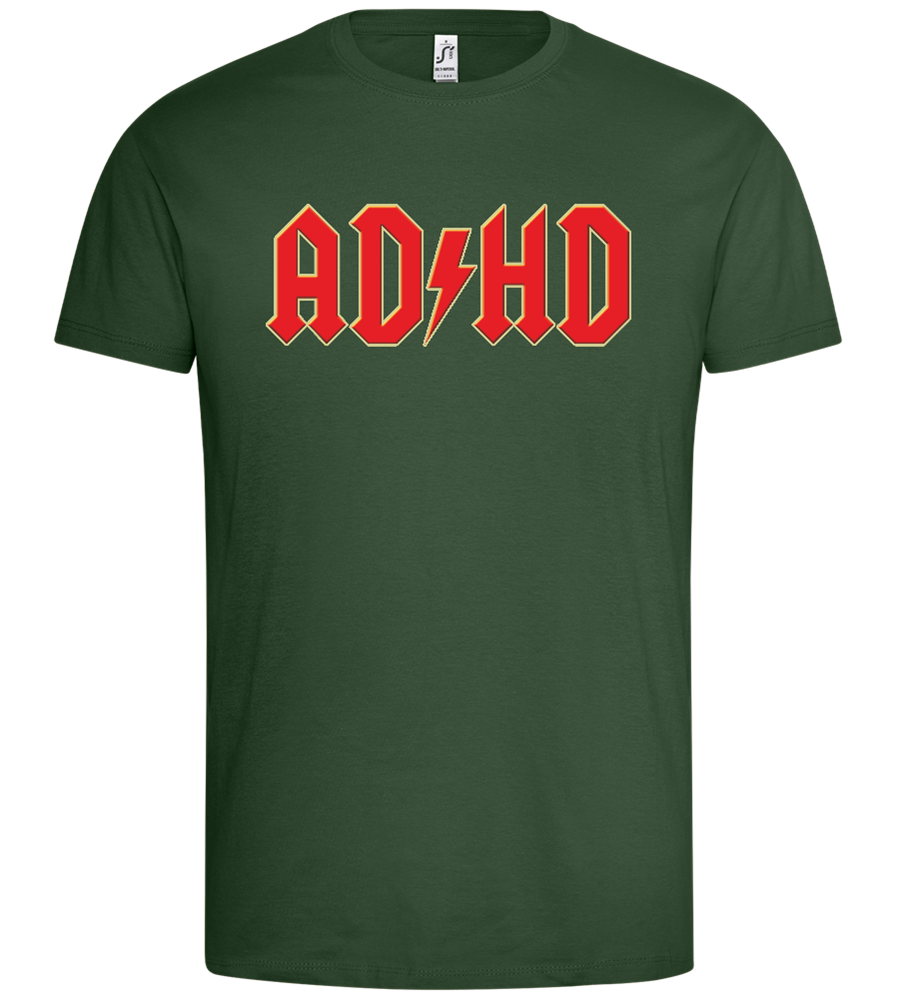 ADHD Design - Premium men's t-shirt_GREEN BOTTLE_front