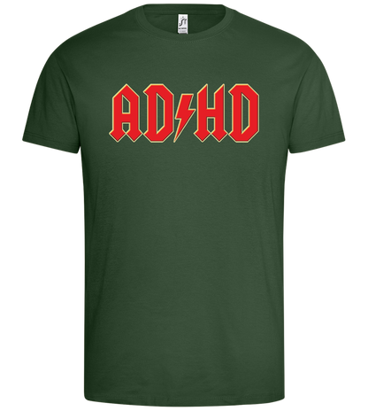 ADHD Design - Premium men's t-shirt_GREEN BOTTLE_front